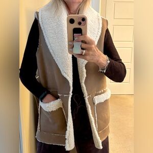 Gentle Fawn Cream Sherpa Vest
